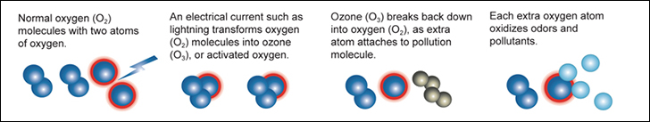 How ozone is made and works to disinfect and sanitize